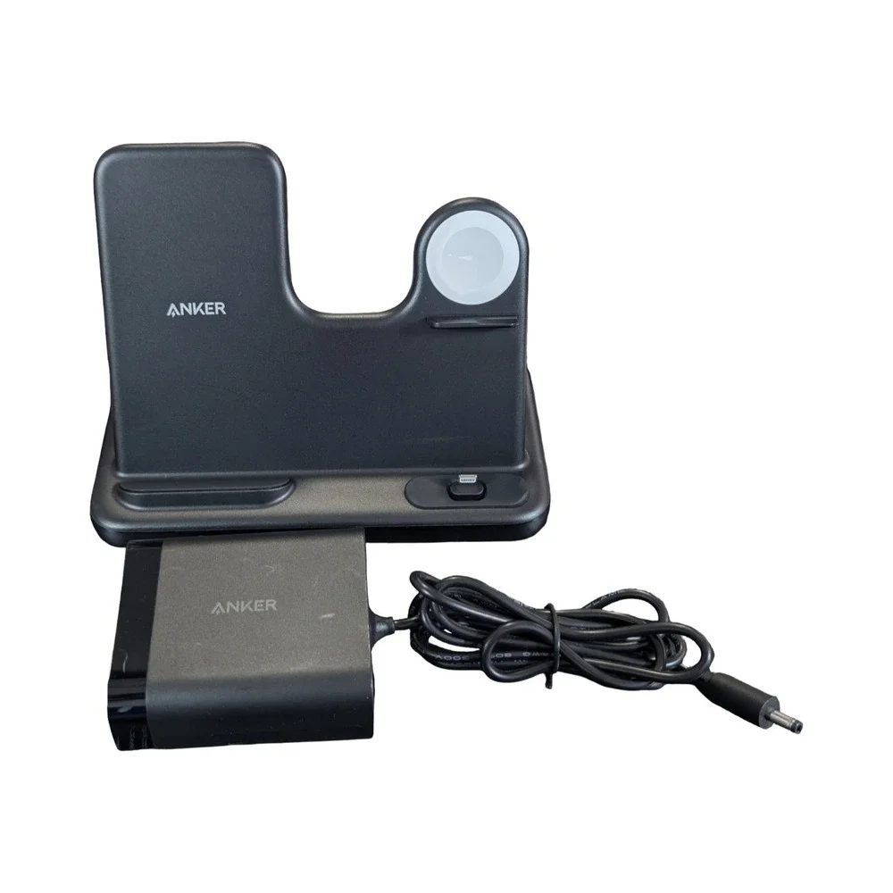 Bb.U Anker Powerwave 4-in-1 Wireless Charging Station Apple‎ Watch iPhone Blk